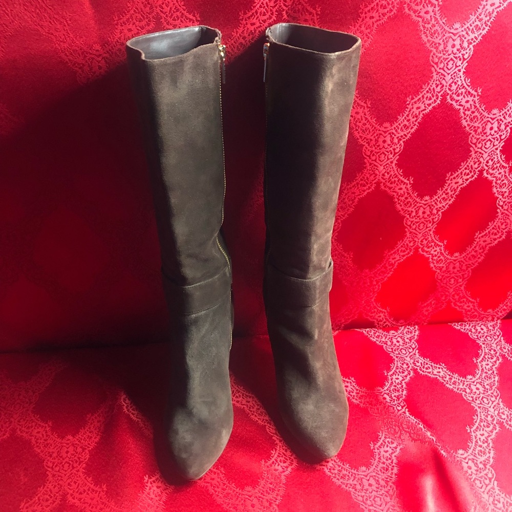 Michael Kors Shoes | Caroline Boots / Booties Regular Chocolate Brown,